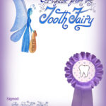 Blank Purple Tooth Fairy Certificate | Rooftop Post Printables With Tooth Fairy Certificate Template Free