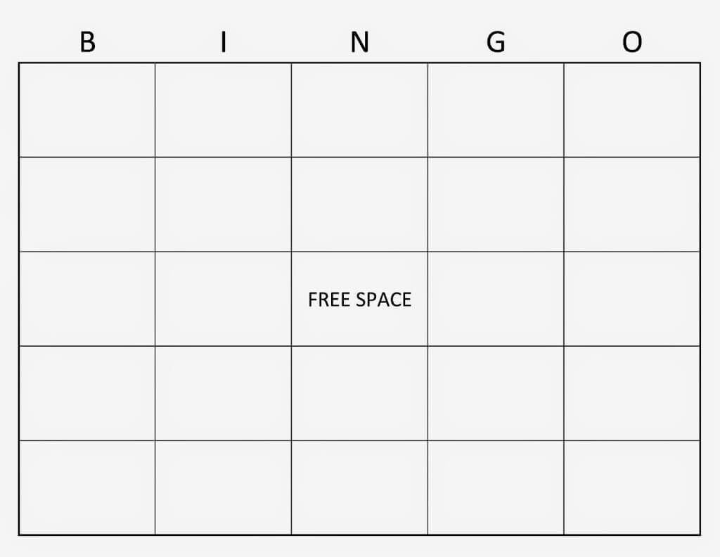 Blank Sight Word Bingo Template – Gutjop For Blank Bingo Card Template Microsoft Word