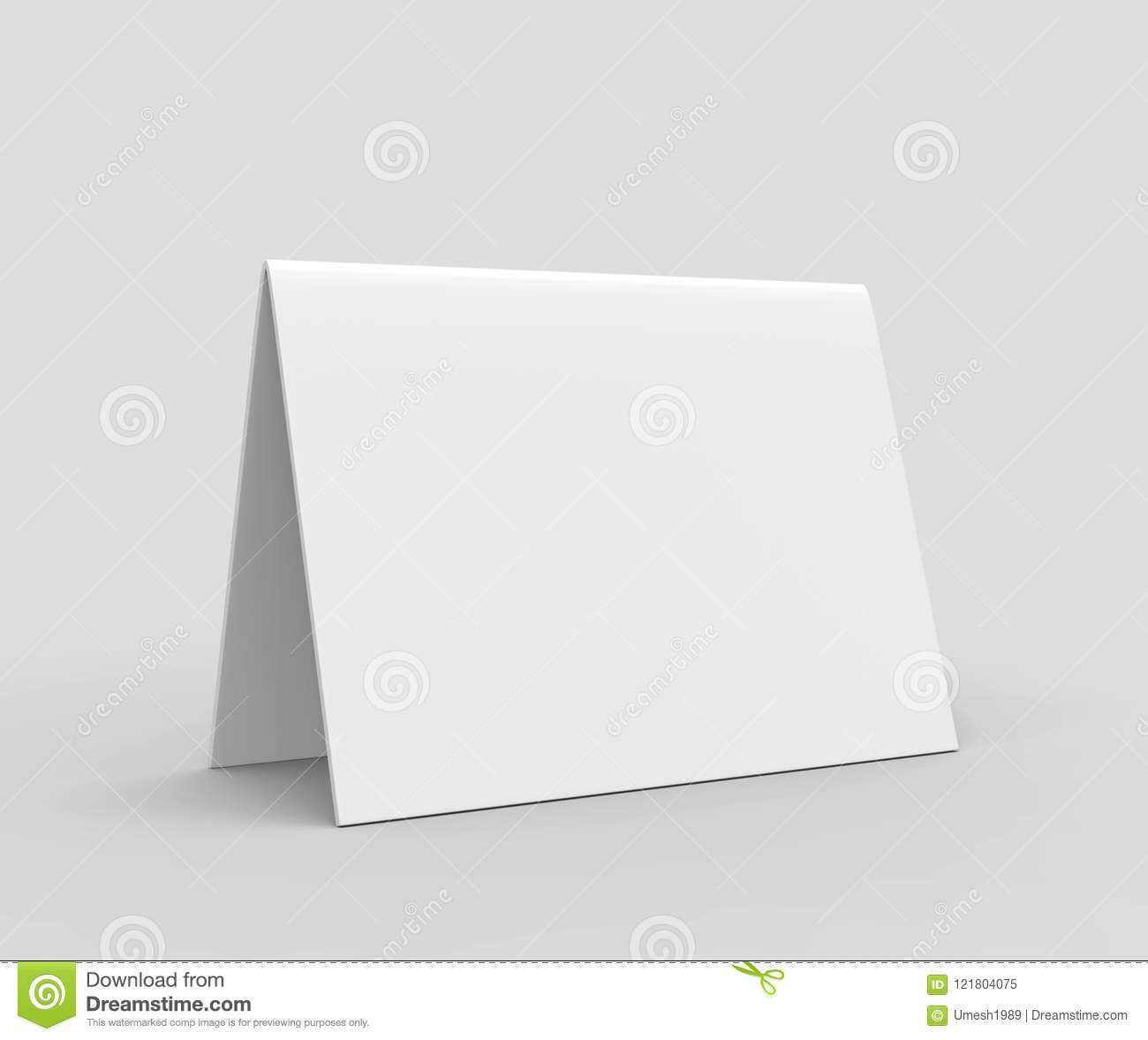 Blank Table Tents – Tomope.zaribanks.co Inside Tri Fold Tent Card Template