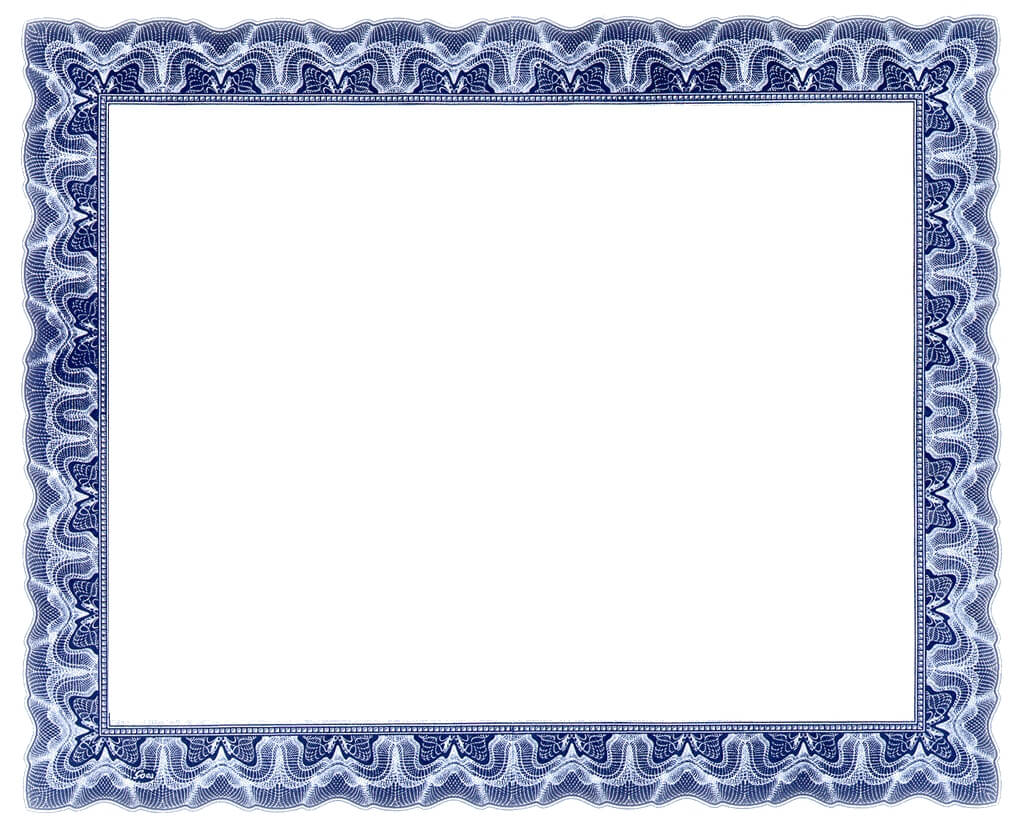 Blue Certificate Borders – Barati.ald2014 For Award Certificate Border Template