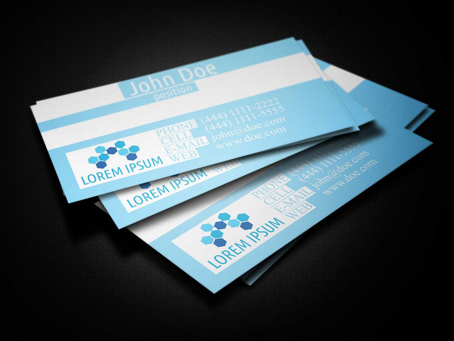Blue Medical Business Card Template - Business Cards Lab Pertaining To Medical Business Cards Templates Free
