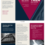 Bold Real Estate Tri Fold Brochure Template Throughout Training Brochure Template