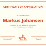 Border And Icon Certificate Of Appreciation – Templatescanva With Regard To Borderless Certificate Templates