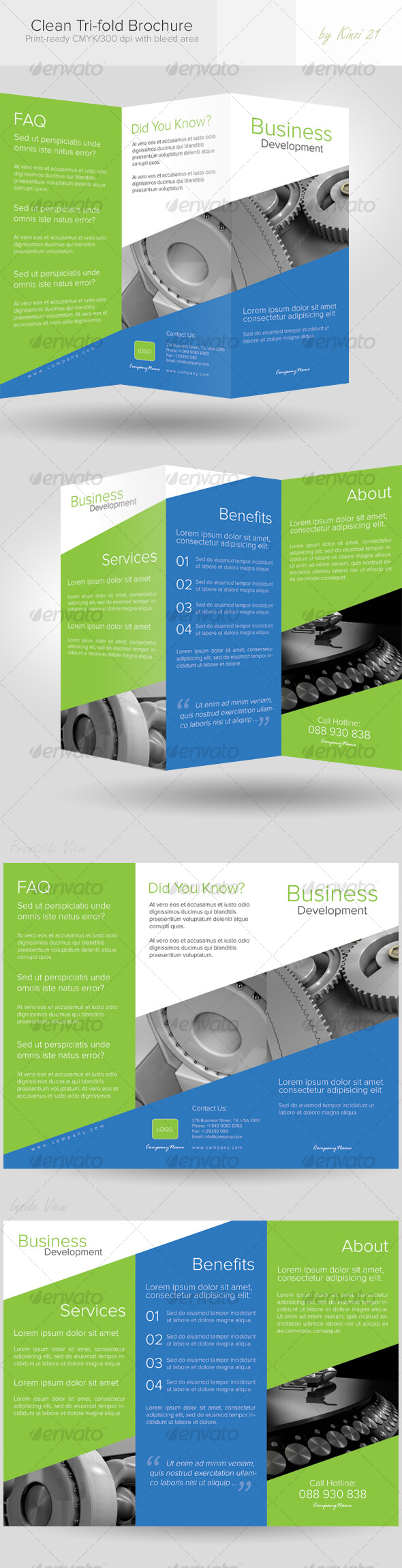 Brochure Brochure Templates From Graphicriver With Regard To Engineering Brochure Templates