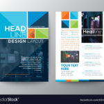 Brochure Flyer Design Layout Template In A4 Size Regarding E Brochure Design Templates