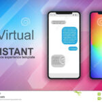 Brochure Layout Mobile Ai Artificial Intelligent Chat Bot Within Ai Brochure Templates Free Download