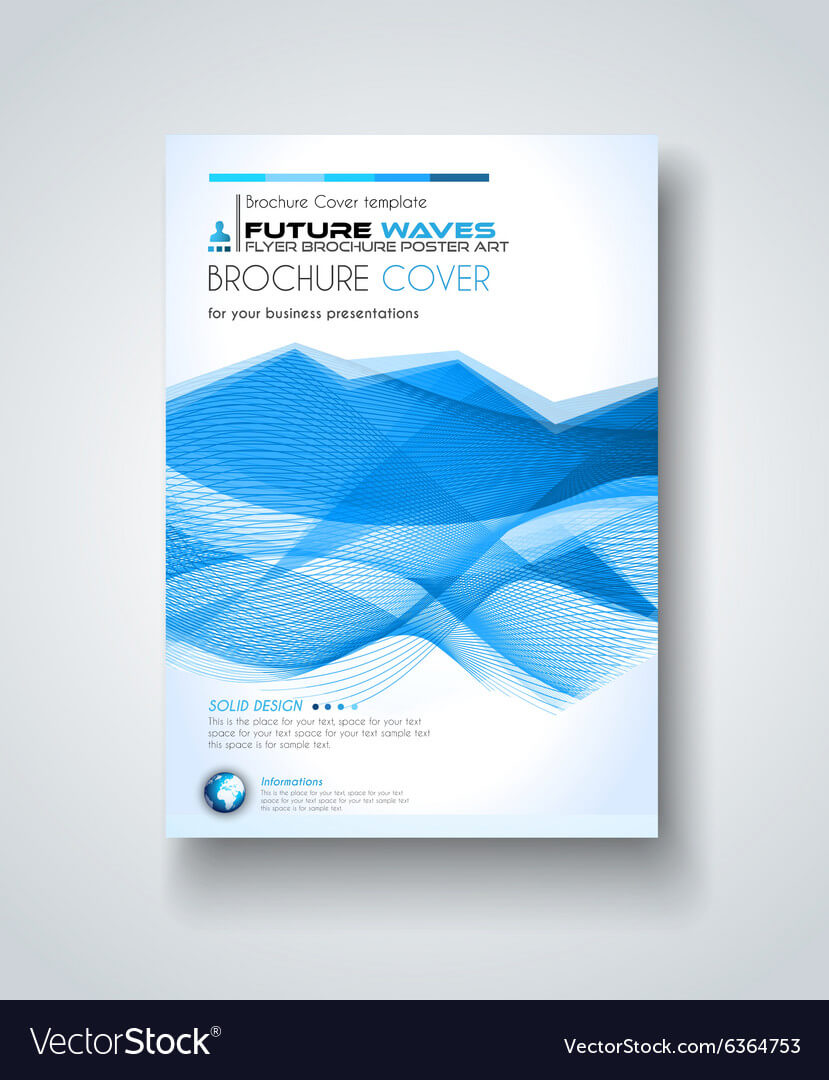 Brochure Template Flyer Design And Depliant Cover Within Free Illustrator Brochure Templates Download