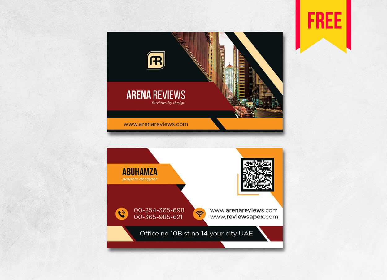 Building Business Card Design Psd – Free Download | Arenareviews Pertaining To Name Card Design Template Psd