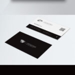Business Card Black White Corporate Business Card Шаблон Для With Regard To Black And White Business Cards Templates Free