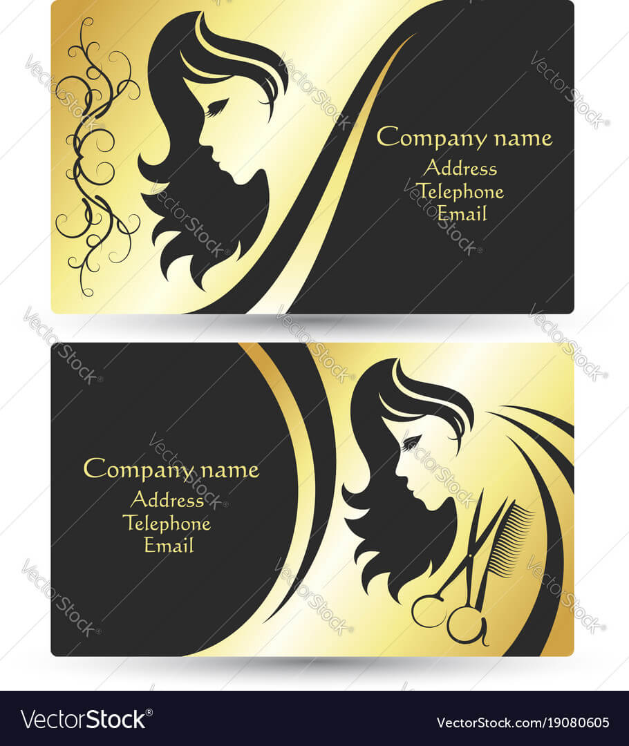Business Card For Beauty Salon Pertaining To Hairdresser Business Card Templates Free