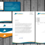 Business Card / Letterhead / Envelopedavidwarshaw381 Intended For Business Card Letterhead Envelope Template