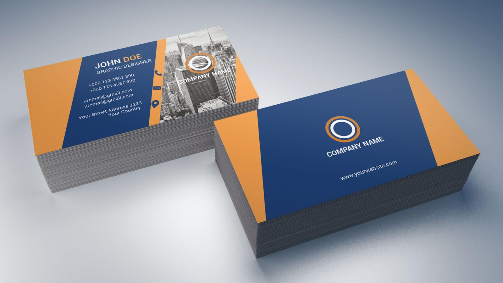 Business Card Template Free Download | Download Business Pertaining To Name Card Template Psd Free Download
