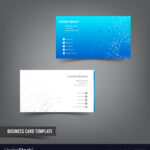 Business Card Template Set 025 Connection Network with Networking Card Template