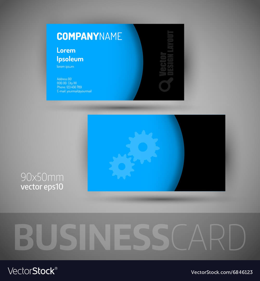 Business Card Template With Sample Texts Pertaining To Calling Card Free Template