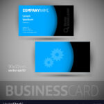 Business Card Template With Sample Texts Within Template For Calling Card