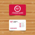 Business Card Template With Texture. Book Sign Icon. Open Book.. Inside Business Card Template Open Office