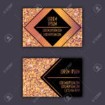 Business Card Templates With Glitter Shining Background. Intended For Christian Business Cards Templates Free