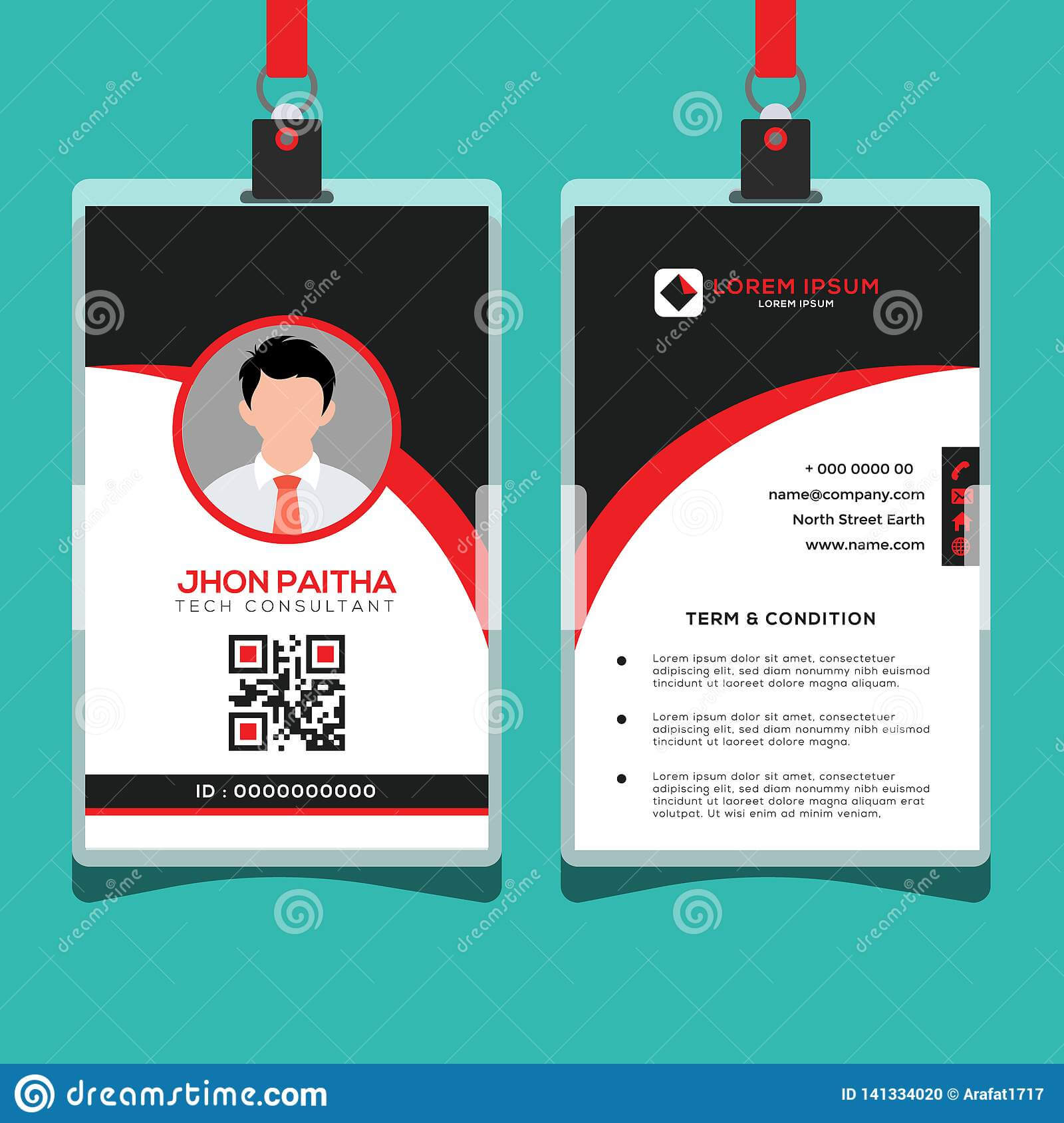 Business Id Template – Tomope.zaribanks.co With Regard To Portrait Id Card Template