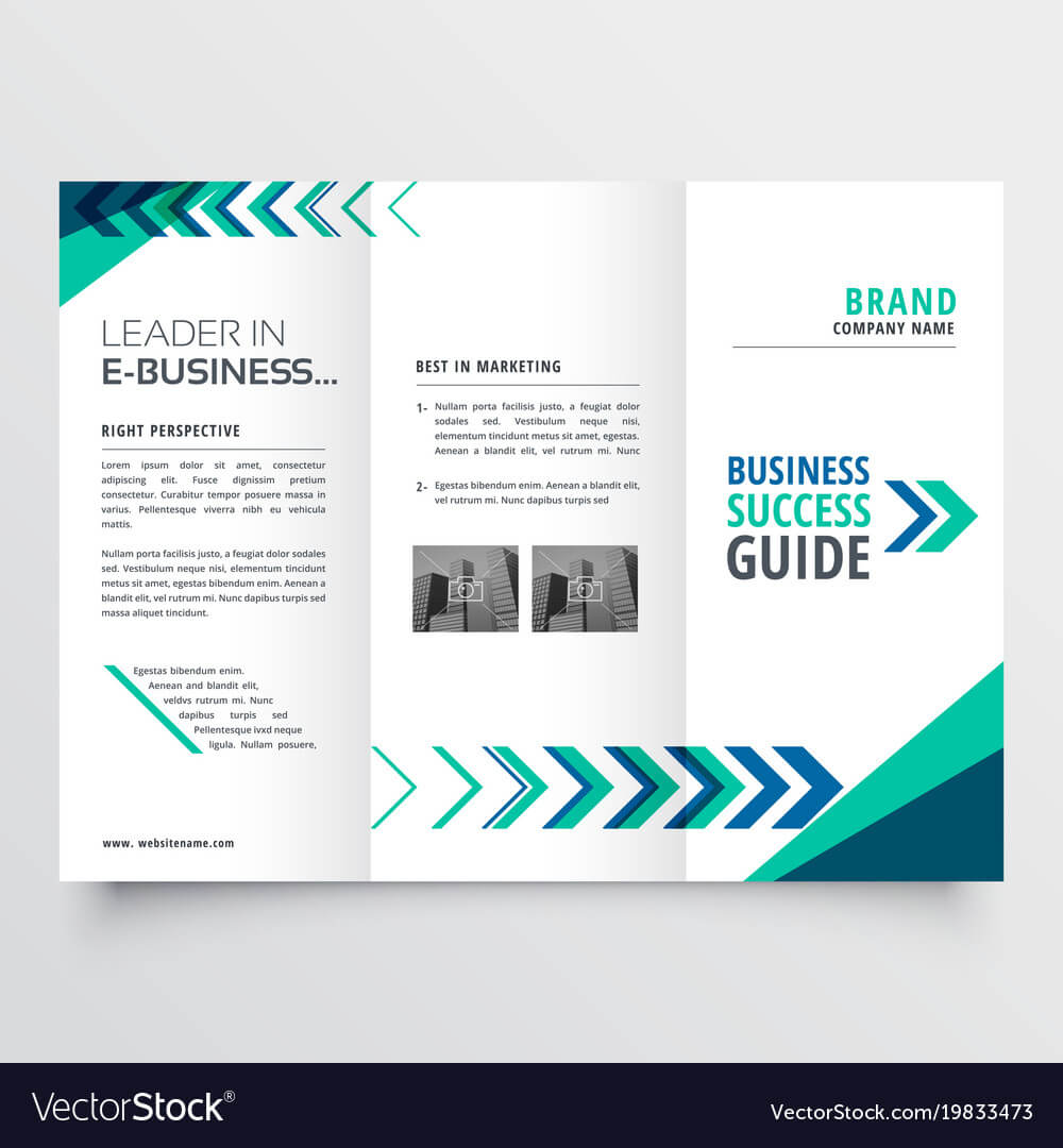 Business Tri Fold Brochure Template Design With Regarding Adobe Illustrator Brochure Templates Free Download