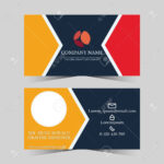 Calling Card Template For Business Man With Geometric Design Regarding Template For Calling Card