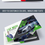 Car Wash – Premium Gift Certificate Psd Template Pertaining To Automotive Gift Certificate Template
