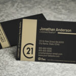 Century 21 Business Card Template – Bc1830C21 – Nusacreative Intended For Coldwell Banker Business Card Template