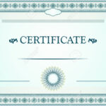 Certificate Borders, Template And Design Elements In Certificate Border Design Templates