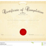 Certificate / Diploma Background Template. Floral Stock Intended For Certificate Scroll Template