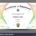 Certificate Diploma Border, Certificate Template. Design On With Certificate Border Design Templates