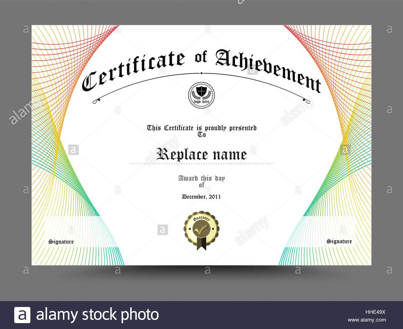 Certificate Diploma Border, Certificate Template. Design On With Certificate Border Design Templates