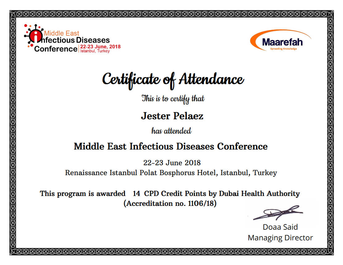 Certificate Examples – Simplecert Intended For Certificate Of Attendance Conference Template