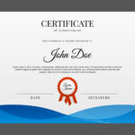 Certificate Free Vector Art – (10,109 Free Downloads) With Regard To Certificate Of Attainment Template