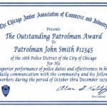 Certificate & Letter Awards | Chicagocop Within Life Saving Award Certificate Template