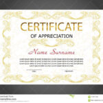 Certificate Of Appreciation, Diploma Template. Reward. Award Intended For Winner Certificate Template