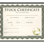 Certificate Of Completion Template Free – Egeberg – Egeberg Pertaining To Stock Certificate Template Word