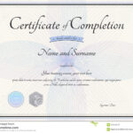 Certificate Of Completion Template In Vector With Florist Inside Choir Certificate Template