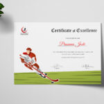Certificate Of Hockey Performance Template Within Hockey Certificate Templates