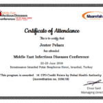 Certificate Of The Month – October 2018 – Maarefah Regarding Conference Certificate Of Attendance Template