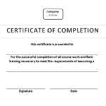 Certificate Of Training Completion Example | Templates At Pertaining To Free Training Completion Certificate Templates