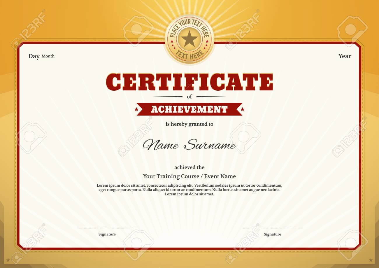 Certificate Template Border Frame, Diploma Design For Sport Event In Sports Day Certificate Templates Free