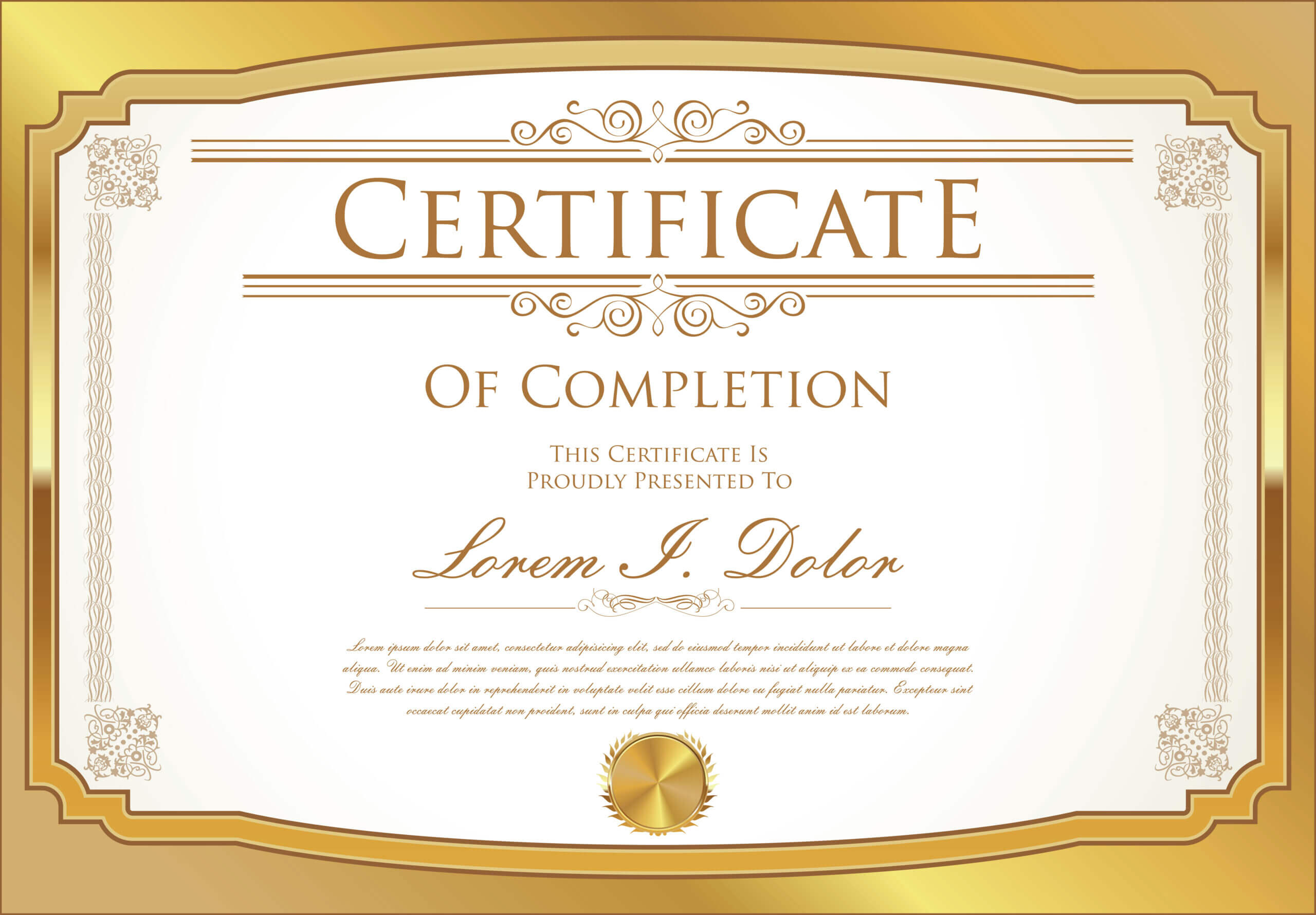Certificate Template - Download Free Vectors, Clipart Within Commemorative Certificate Template