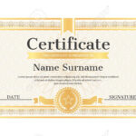 Certificate Template Editable Name And Surname, Date And Signature,.. regarding Star Naming Certificate Template