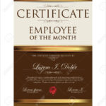 Certificate Template, Employee Of The Month Regarding Manager Of The Month Certificate Template