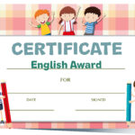 Certificate Template For English Award With Many Kids Within Math Certificate Template