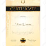 Certificate Template In Free Stock Certificate Template Download