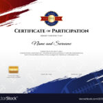 Certificate Template In Rugby Sport Theme With In Athletic Certificate Template