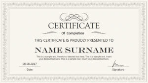 Certificate Template Powerpoint | Safebest.xyz throughout Award Certificate Template Powerpoint