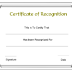 Certificate Template Recognition | Safebest.xyz For Free Template For Certificate Of Recognition