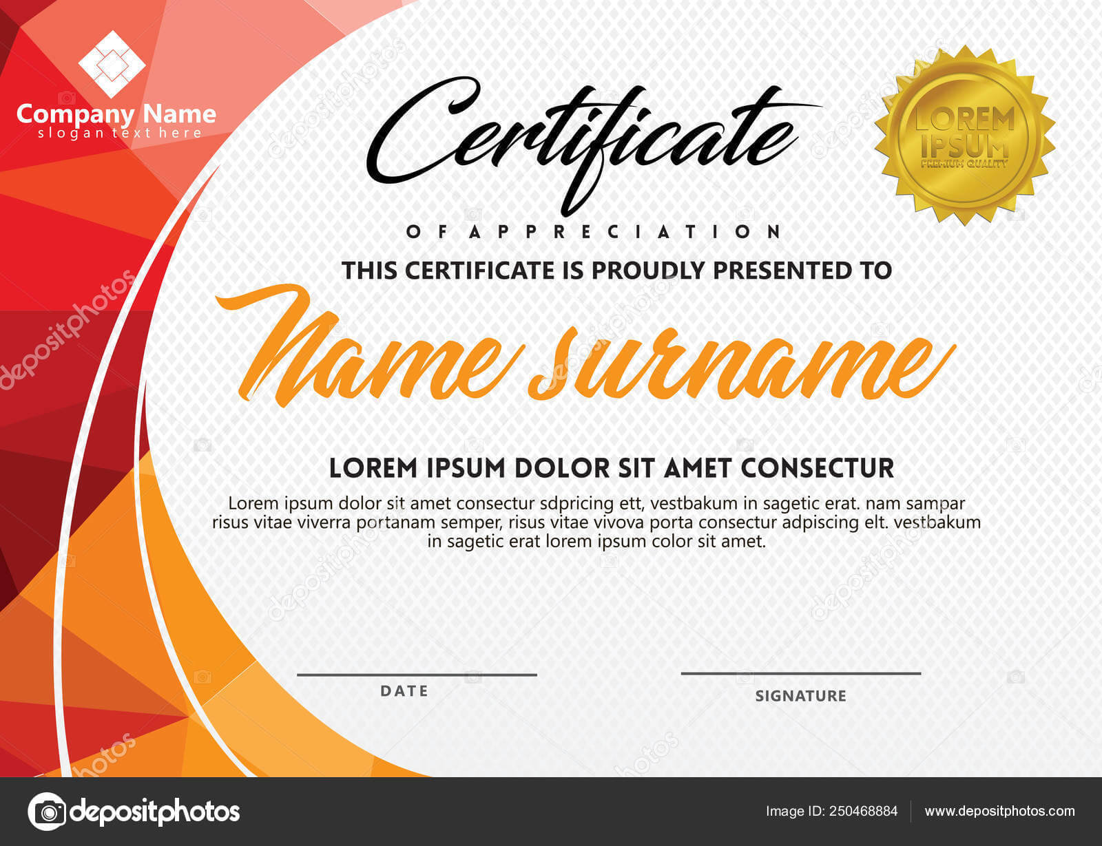 Certificate Template With Polygonal Style And Modern Pattern Within Workshop Certificate Template
