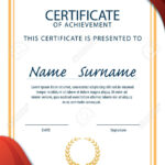 Certificate Template,diploma,a4 Size ,vector Within Certificate Template Size